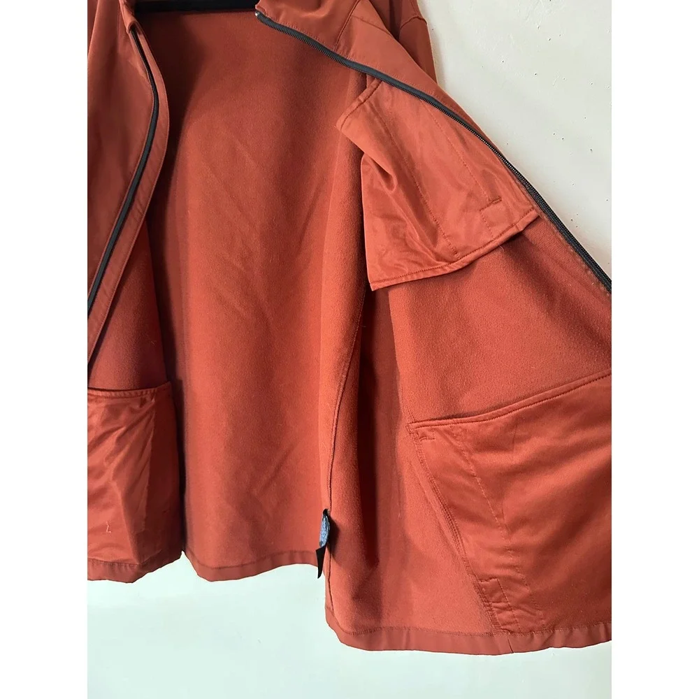 32 Degrees Heat Mens 3XL Softshell Jacket Burnt Orange Full Zip Warm Layer